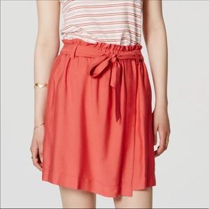 LOFT Tie Waist Wrap Skirt